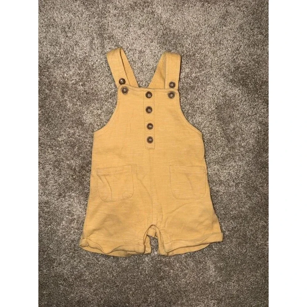 Yellow Baby Overalls - Size 24 Mo